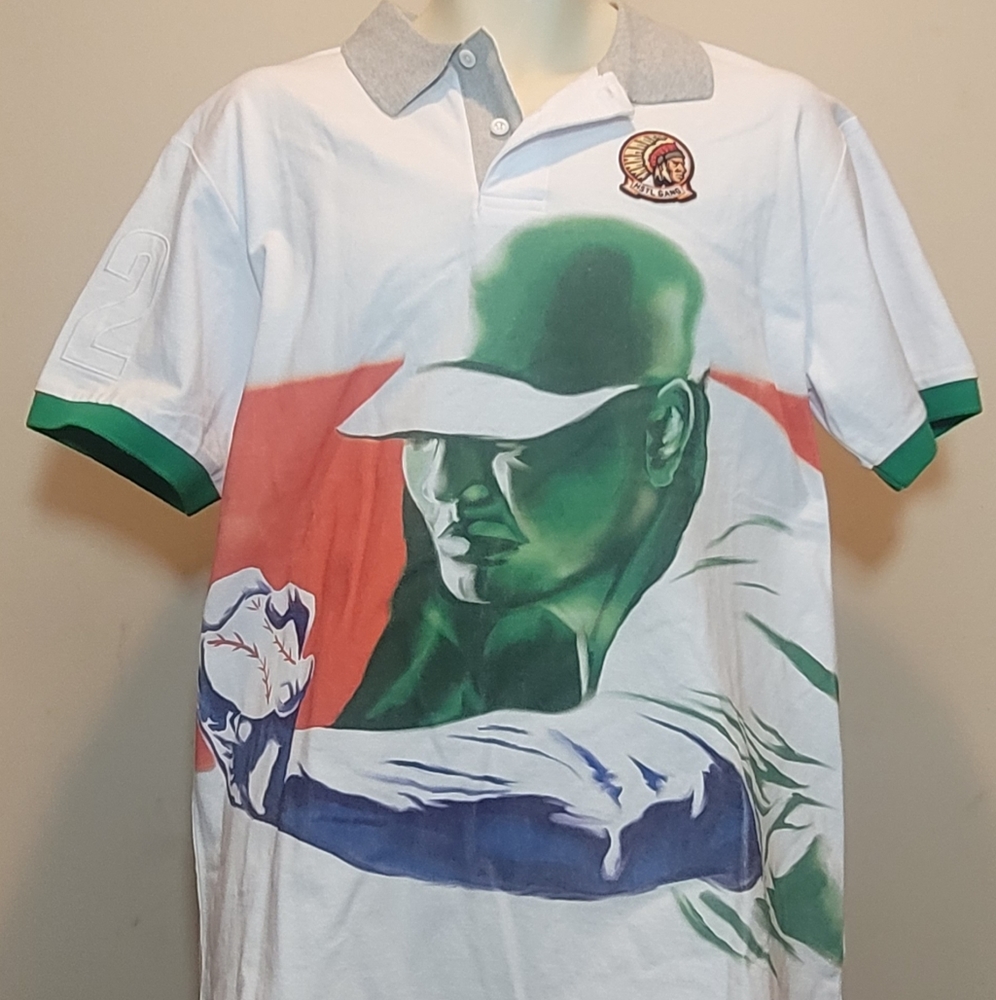 Hustle Gang Polo Shirt Men's Size L